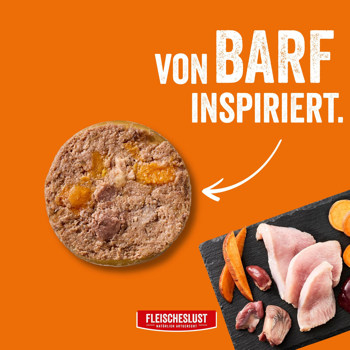 Magere Pute mit Süßkartoffel