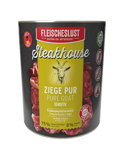 Steakhouse Ziege pur