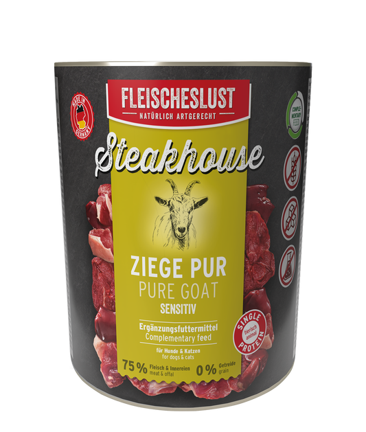 Steakhouse Ziege pur