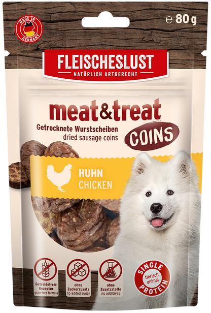 meat & treat Coins Huhn