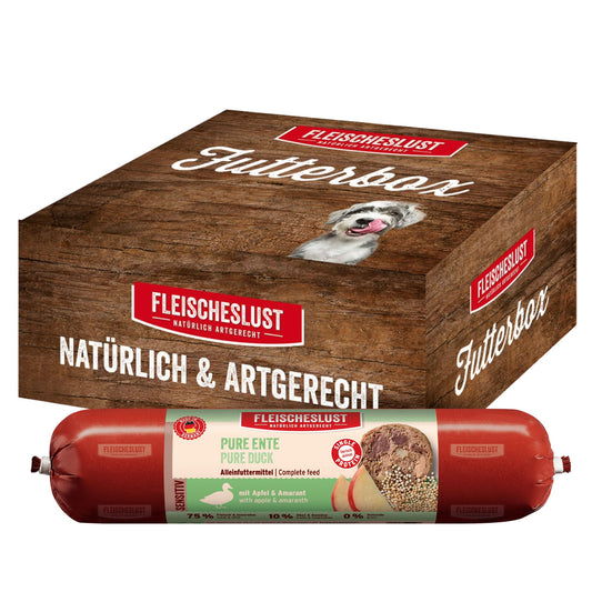 Futterbox Pure Ente sensitiv (6x800g) Alleinfutter