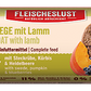 Ziege mit Lamm mit Steckrübe, Kürbis & Heidelbeere