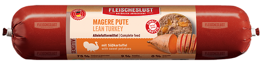 Magere Pute mit Süßkartoffel