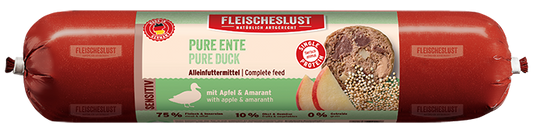 Pure Ente mit Apfel & Amarant
