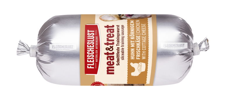 meat & treat Huhn mit körnigem Frischkäse